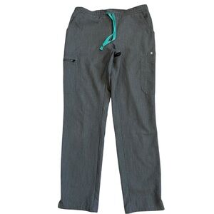 FIGS Womens Scrub Pants Gray Size S Technical Collection FIONx Medical Nurse